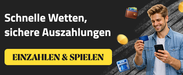 schnell einzahlen und spielen